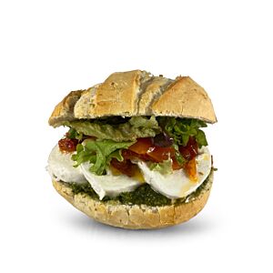 Broodje met Buffelmozzarella & Pesto